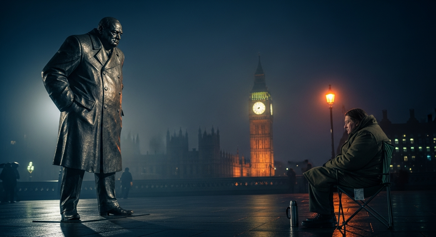 I Guarded Churchill’s Statue for 24 Hours. The Results Are Shocking Proof.