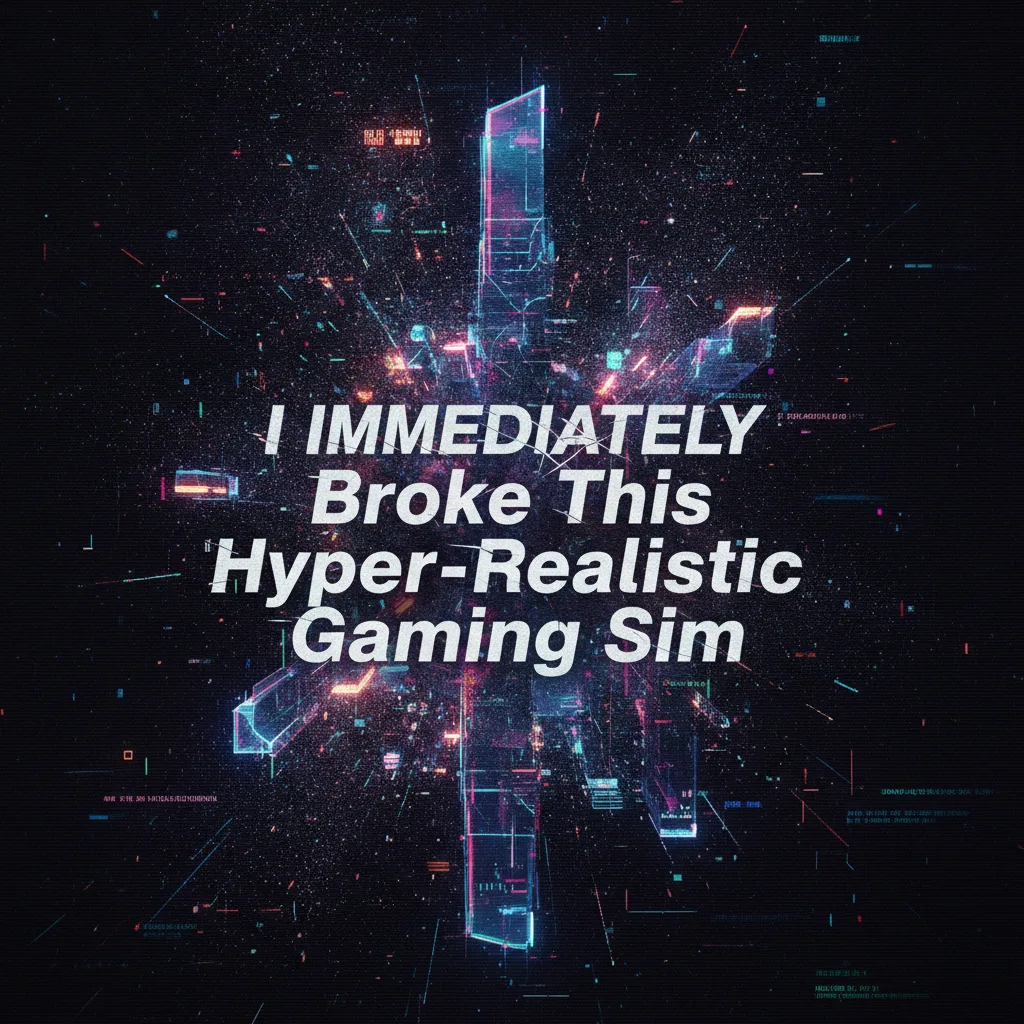I IMMEDIATELY Broke this Hyper-Realistic Gaming Sim