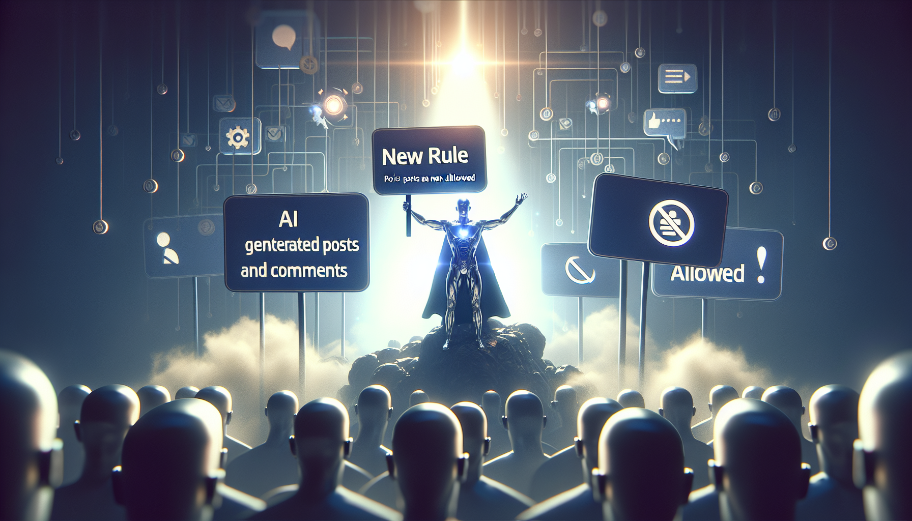 New rule: AI generated posts and comments are not allowed - A Developer's Story