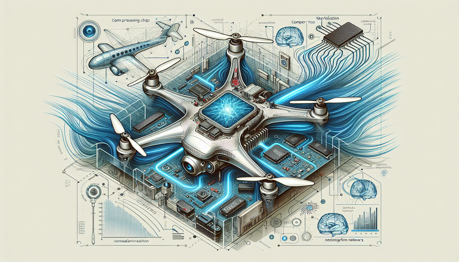 Airport terminal with people