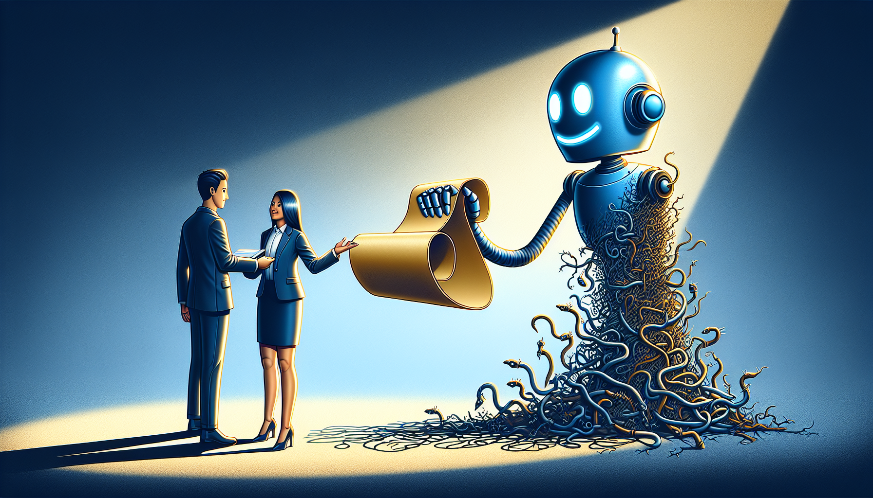 A visual representation of the AI Confidence Trap