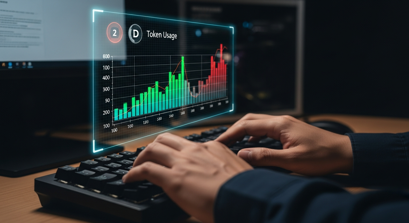 A technical diagram showing the breakdown of a token context window